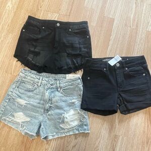 American Eagle Jean Short Bundle- 3 Pairs, Size 4